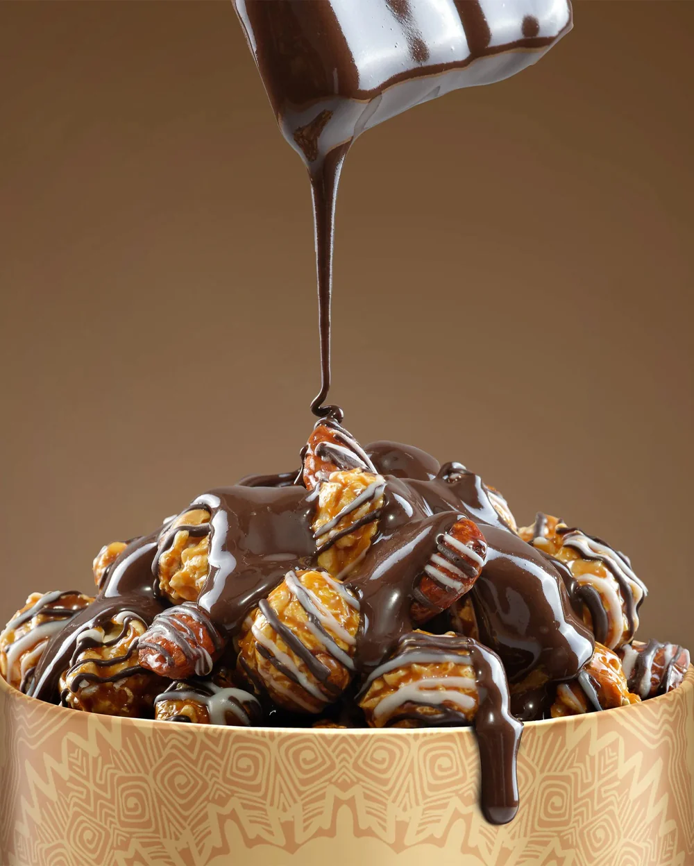 4700 BC Nutty Tuxedo Chocolate Popcorn (150g) - Image 2