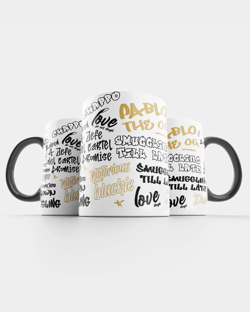 White Coffee Mug – Premium Ceramic Mug with Cartel Signature Print - Image 4