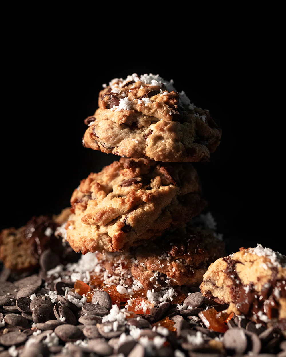 Coco Cubano (Coconut & Caramel Crunch Chocolate Chip Cookie) - 150gm - Image 4
