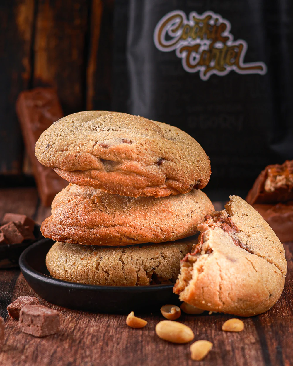 Don Snickero (Dark & Milk Chocolate with a Caramel Snickers Core) - 110gm - Image 5