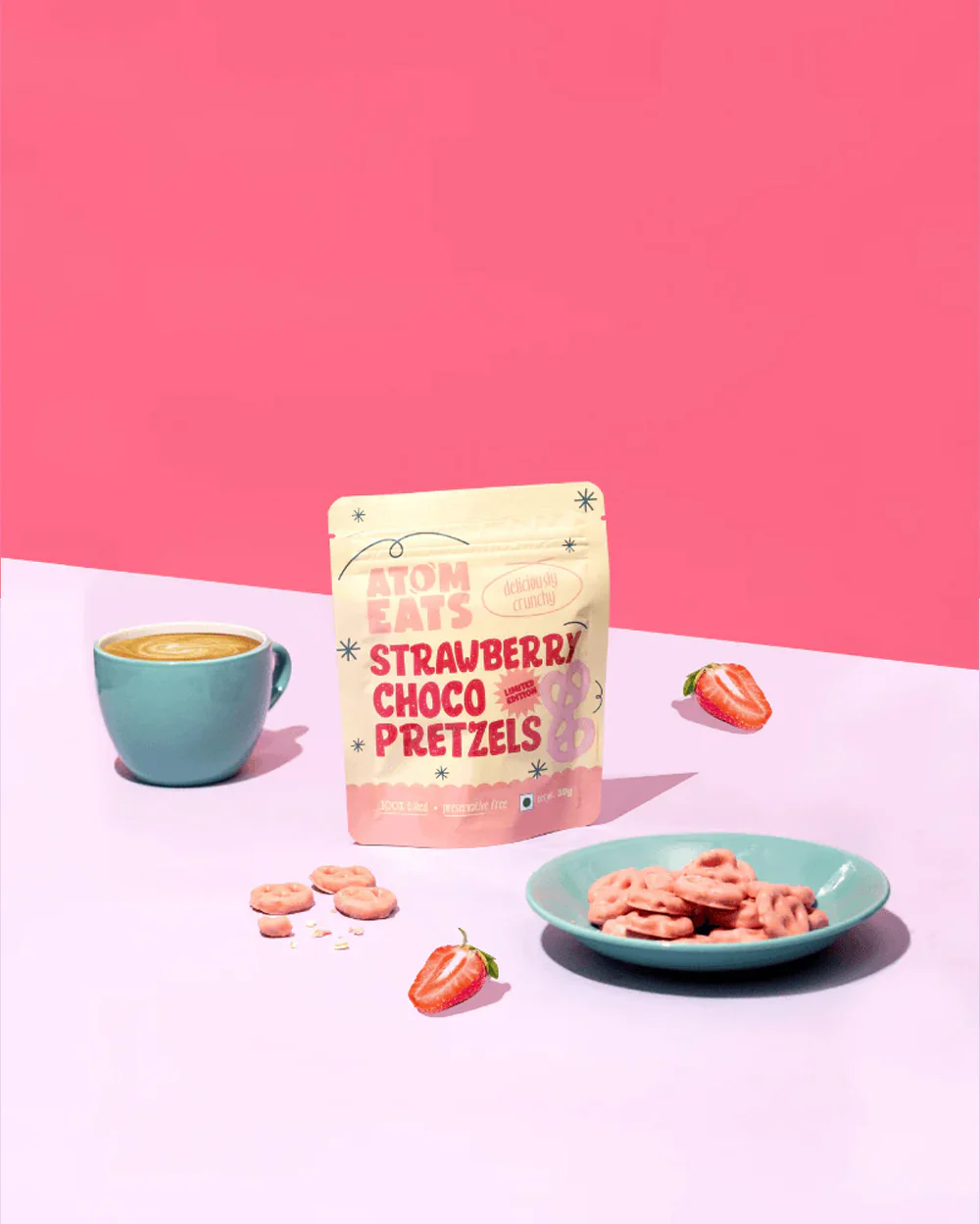 Strawberry Chocolate Pretzels 30G PACK - Image 3
